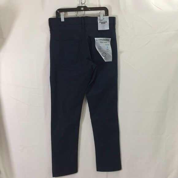NEW Tailor Vintage Mens Pants Luxe Performance New Canaan Slim Navy 30x30 SLIM - Picture 2 of 4